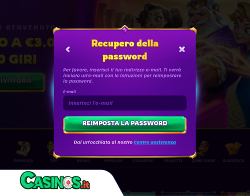 MidasLuck Casino problema di accesso