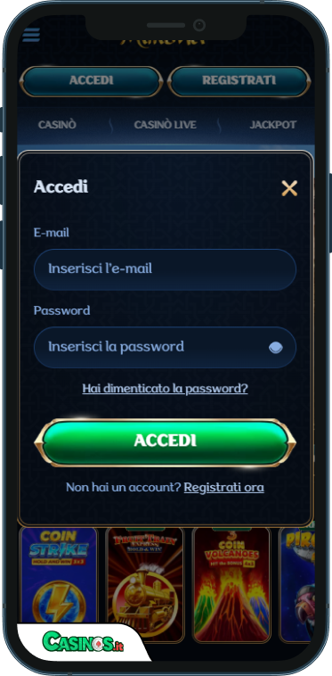 Millioner Casino Accesso