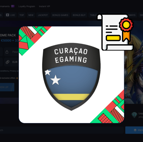 Monixbet Casino licenza