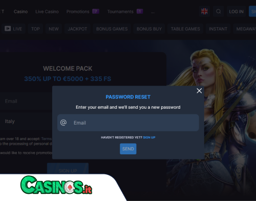 Monixbet Casino problema di accesso