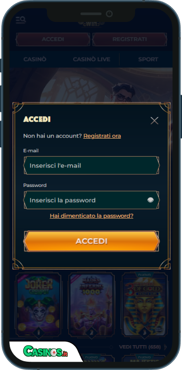 MonsterWin Casino Accesso