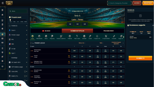 MonsterWin Casino Sport