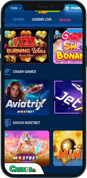 MostBet Casino app mobile