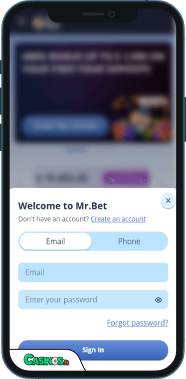Mr.Bet Casino Accesso