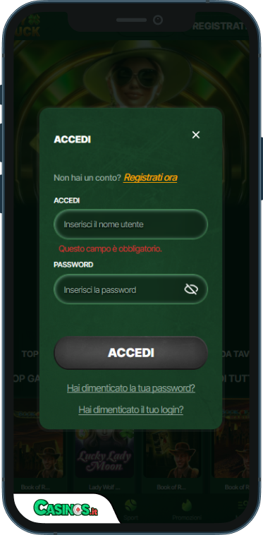 MyLuck Casino Accesso