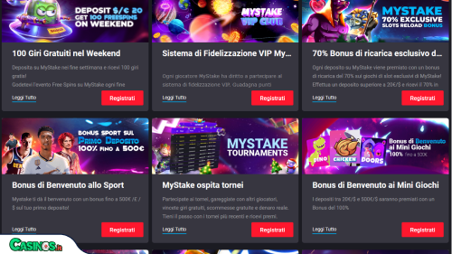 MyStake Casino Bonus
