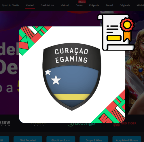 MyStake Casino licenza