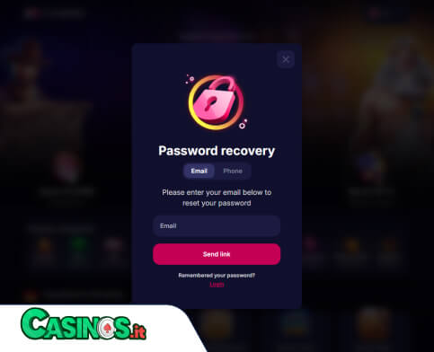 NV Casino problema di accesso