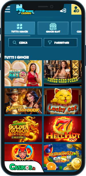 Nalu Casino app mobile