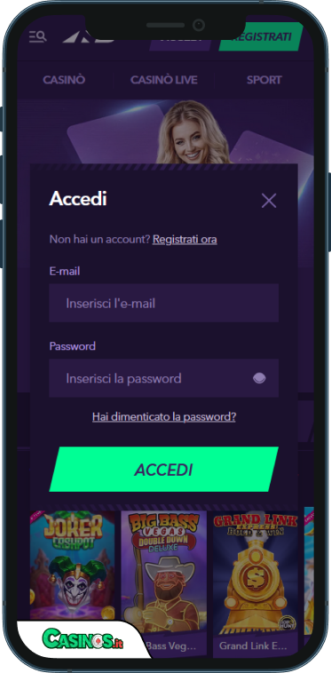 NaoBet Casino Accesso