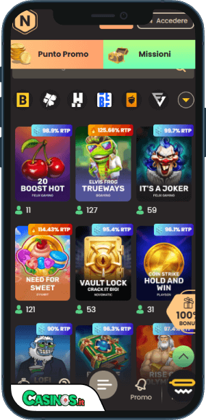 National Casino app mobile