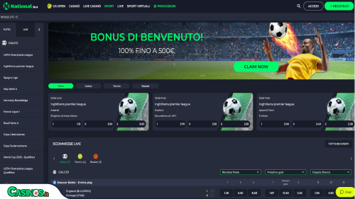 NationalBet Casino Sport