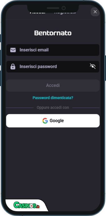 NeedForSlots Casino Accesso