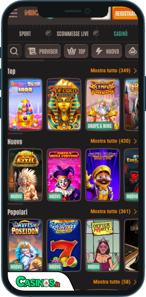Neon54 Casino app mobile