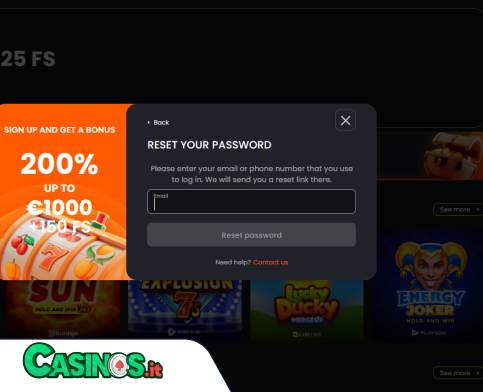 NixBet Casino problema di accesso