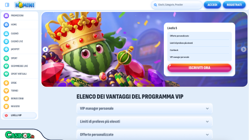Nomini Casino vip