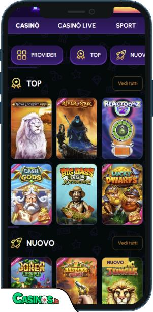 NovaJackPot Casino app mobile