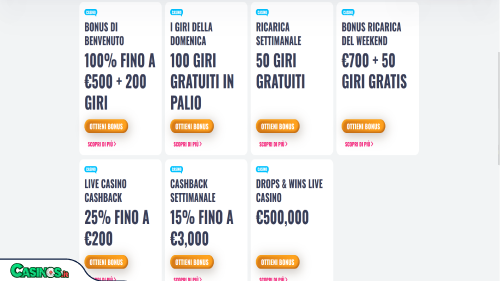 OhMySpins Casino Bonus