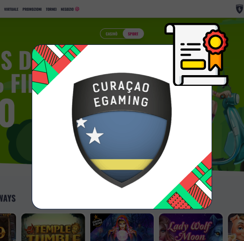 OhMySpins Casino licenza