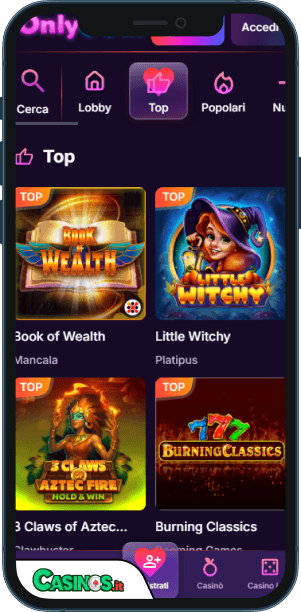 Only Win Casino app mobile