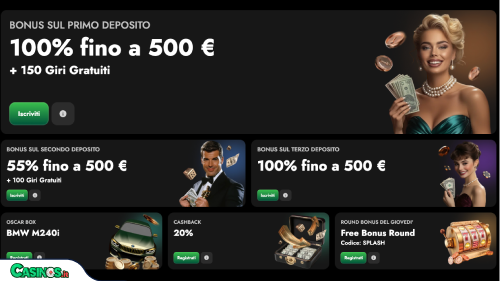 OscarSpin Casino Bonus