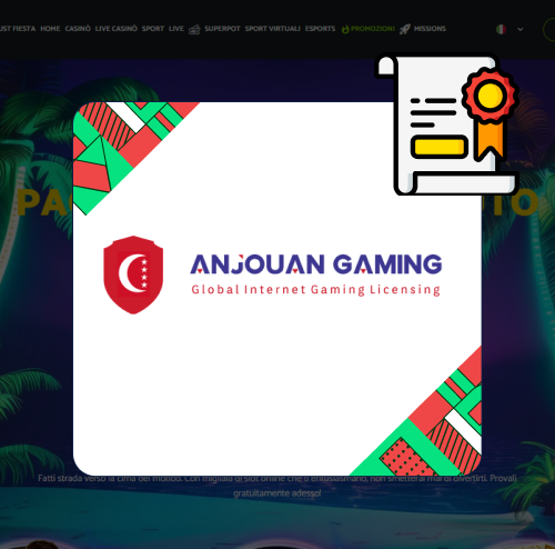 Palmslots Casino licenza