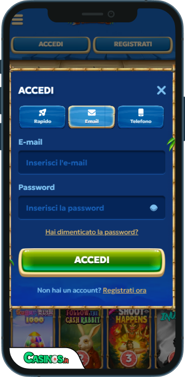 Pandido Casino Accesso