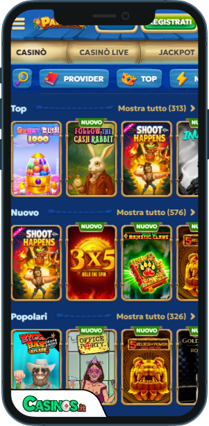 Pandido Casino app mobile