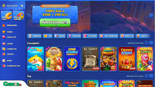 Pistolo Casino breve recensione