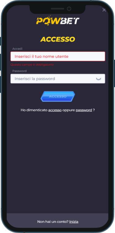 PowBet Casino Accesso