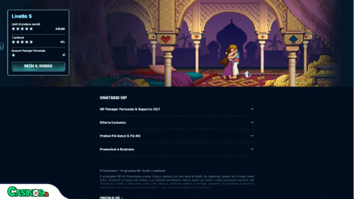 PrinceCasino vip