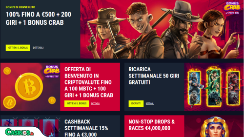 Rabona Casino Bonus