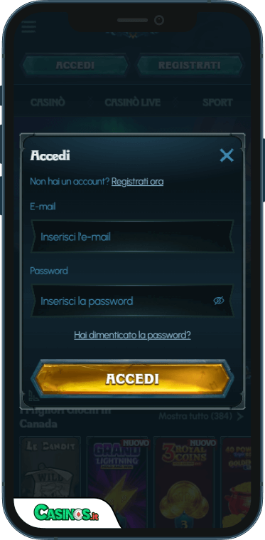 Ragnaro Casino Accesso