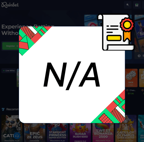 Rainbet Casino licenza