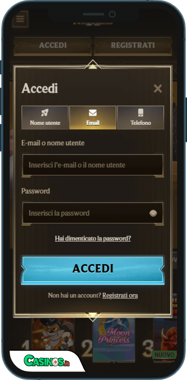 Realz Casino Accesso