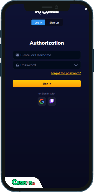 RioAce Casino Accesso