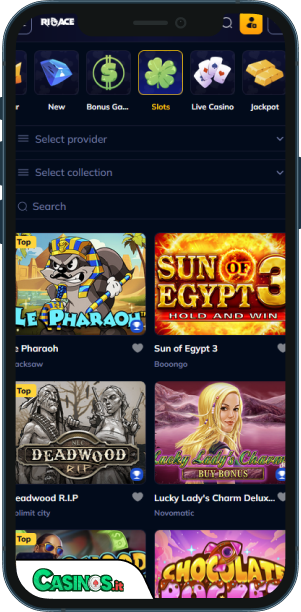 RioAce Casino app mobile