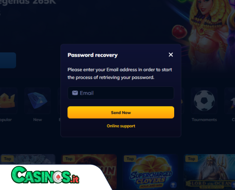 RioAce Casino problema di accesso
