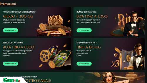 Ritzo Casino Bonus