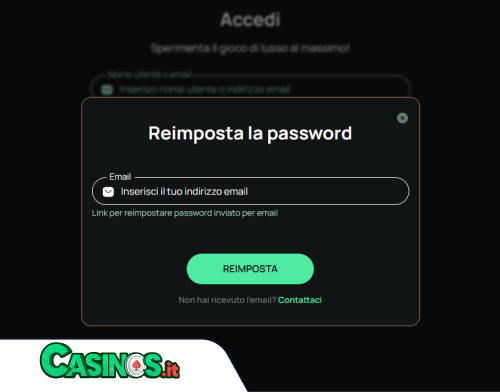 Ritzo Casino problema di accesso