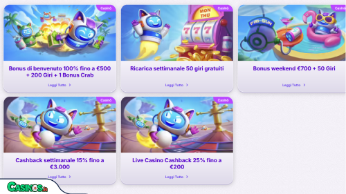 Robocat Casino Bonus