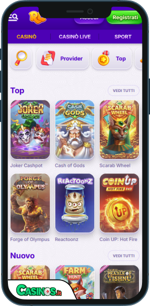Robocat Casino app mobile