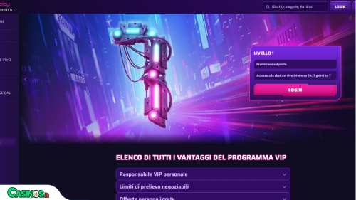 Roby Casino vip