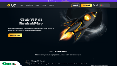 Rocket Play Casino vip