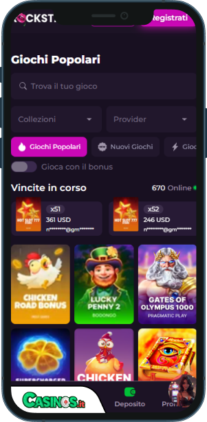 Rockstar Casino app mobile
