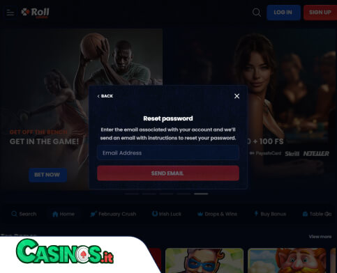 RollCasino problema di accesso