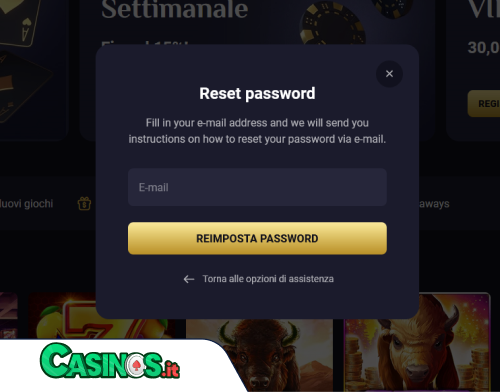 RollXO Casino problema di accesso