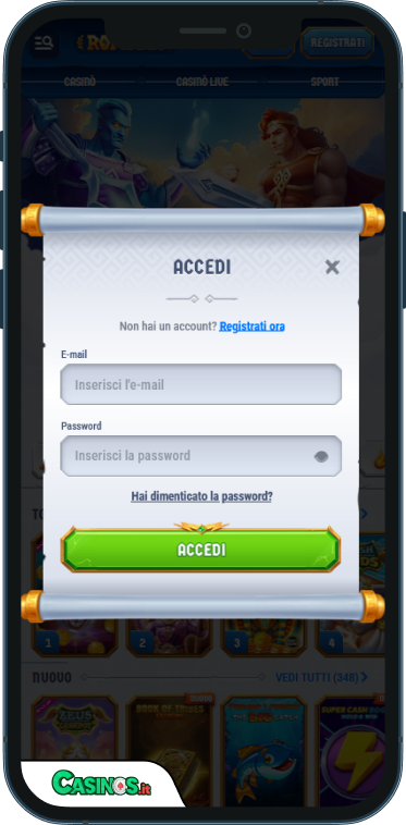 Romibet Casino Accesso