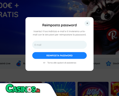 Rooli Casino problema di accesso