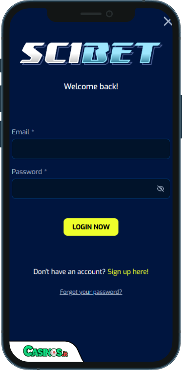SciBet Casino Accesso